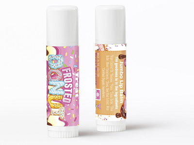 Label Design colorfull cosmetic fun graphic design label design printing product design