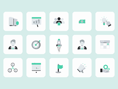 Business Icon Set Animation animation branding business clean flat icon gif graphic design icon icon business icon set illustration json lottie lottiefiles motion graphics ui uiux vector web website