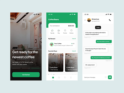 CoffeeBeen - Coffee Shop Apps Animation animation app apps branding clean event graphic design gumroad marketplace minimalist mobile motion graphics product prototype ui ui app ui8 uikit uiux