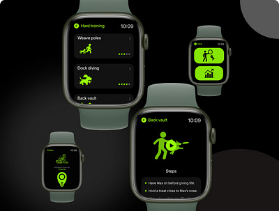 Smartwatch App case study interaction design smart watch smartwatch smartwatch designs training app ui design ux design visual design