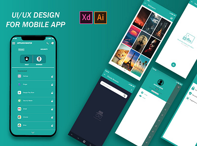 UI/UX Design Mobile App app branding design graphic design mobile app design typography ui ui design uiux design ux