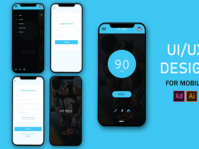 FIT APP UI DESIGN