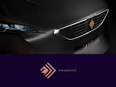 Peugeot logo redesign - minimal lion logo branding illustrator lion logo minimal peugeot redesign