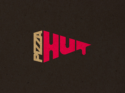 Pizza Hut logo redesign branding illustrator logo pizza hut redesign vector