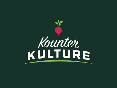 Kounter Kulture Branding brand identity branding design food illustration illustrator lettering logo restaurant typography vector