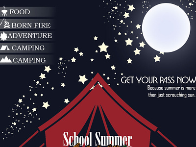 social media post for summer camp graphic design photoshop post social media post