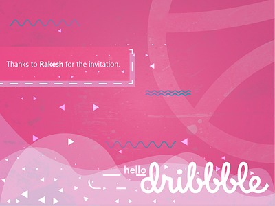 Hello Dribbble! dribbble first hello shot