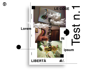 Le cose in libertà / Lorem ipsum blank composition creative design graphic icon illustration minimal photoshop poster vector