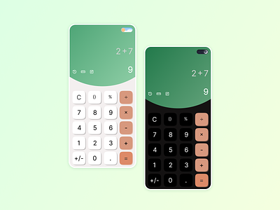 Calculator Mobile Design