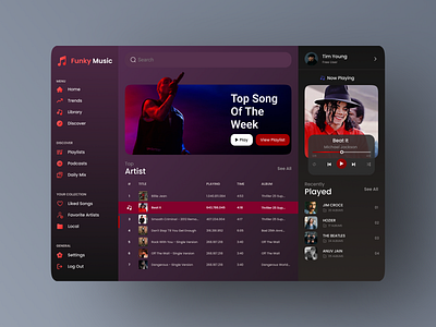 Music Player/ Daily UI 009