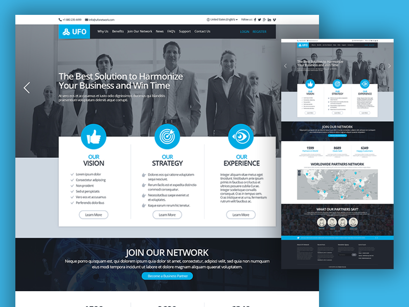 B2B Website Template By Amol Hadkar On Dribbble