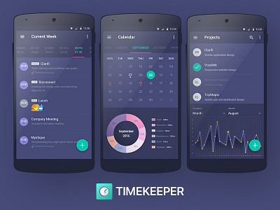 TimeKeeper Android Version android app applicaion ios ios watch time timesheet