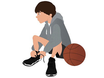 Character Design basketball boy caricature cartoon character children design graphic illustration illustrator jordans kid