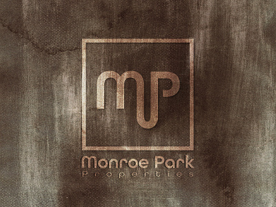 Monroe Park Properties | Logo alabama birmingham brand design brand identity branding illustration lettering logo realestate texture typography