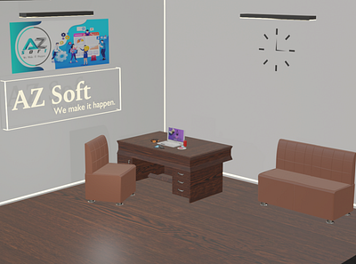 Office room environment 3d modelling design interior design product modelling rendering shading texturing