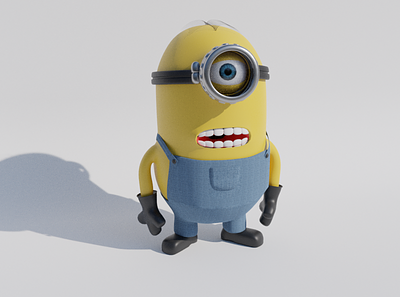 minion character 3d modelling animation character animation character modelling character rigging design rendering shading texturing