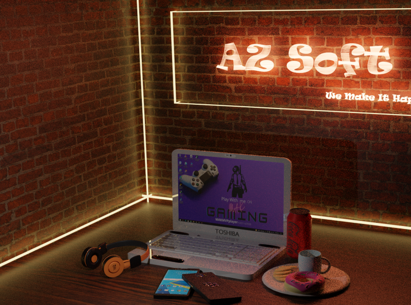 3d studio environment by abbas khan on Dribbble