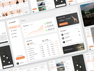 Zooworld - Web App Design