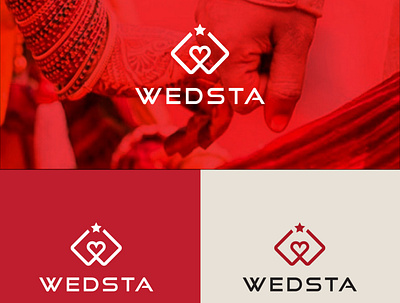 WEDSTA branding design graphic design illustration logo