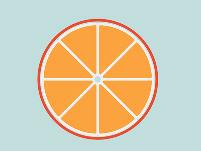 Orange Flat Design