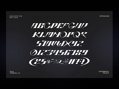 Tronecal - Display Font branding design display font font graphic design modern typography