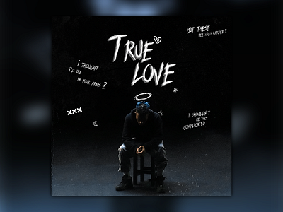 True Love Fan Art - Song Cover album art branding cover art design graphic design illustration logo ui ux vector