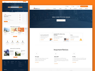 ICICI Bank Website Redesign design product ui ux