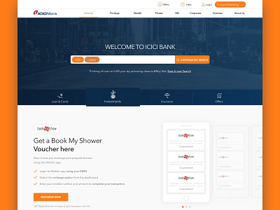 ICICI Bank Website Redesign