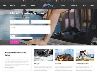 Roofing Systems Website