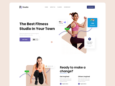 Fitness Website Design