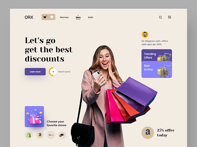 Woo-Commerce Shopping landing page