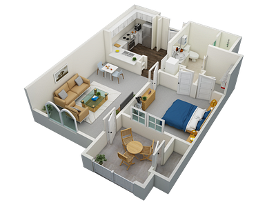 3D floor plan 2d floor plan 3d 3d floor plan animation apartment architecture branding condo graphic design home leasing marketing marketing manager real estate