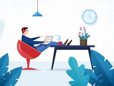 Leisure time during holidays ai illustration