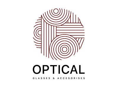 Optical Glass Logo art branding design glass graphic design logo logos motion graphics ui