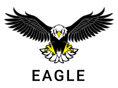 Eagle Logo 3d animation branding graphic design icon logo motion graphics ui