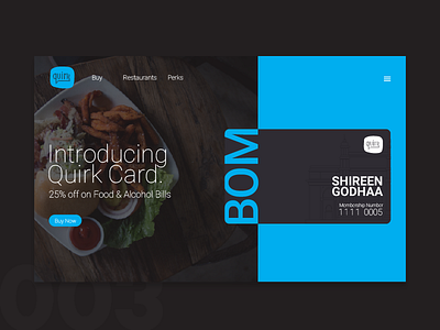 #003  Landing Page