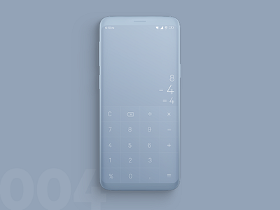 #004 Calculator android calculator dailychallenge day4 ui
