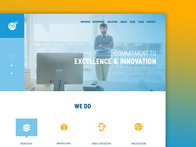 Redesigning a landing page for 76 degree east home home page landing page landing page idea web web technology