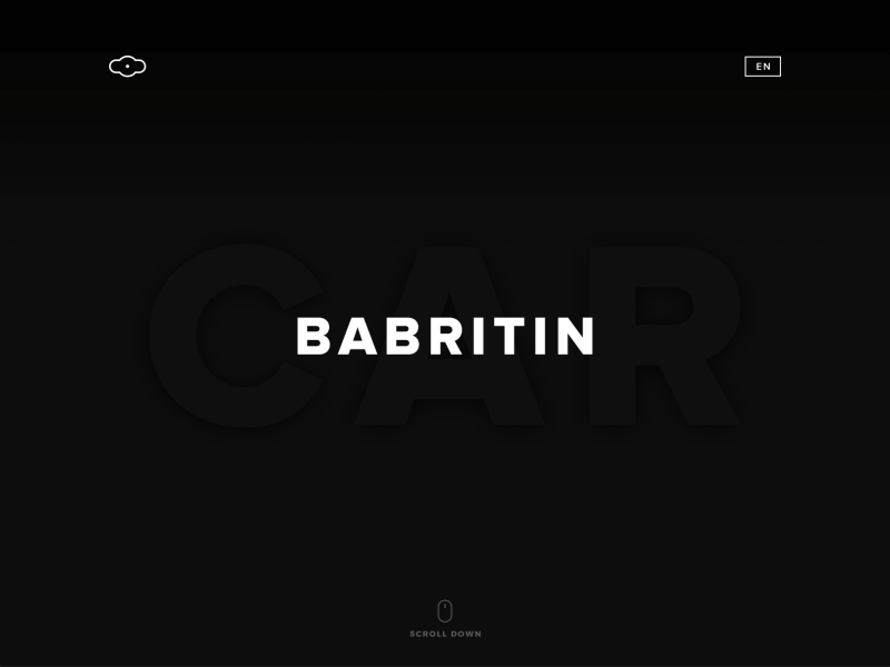 Babritin Car Website animation black car chennai clean dark design interaction ui ux webdesign website