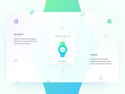 Watch Exploration creative design gradient landing minimal ui ux design watch web design website