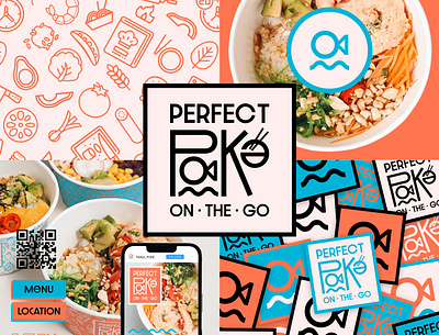 #THEBRIEFCOLLECTIVE branding delicious design graphic design logo packaging pattern poke poke bowl social stickers