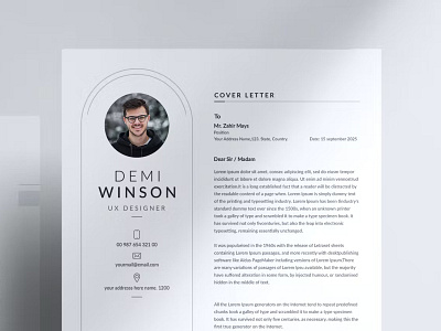 CV Resume Template branding curriculum vitae cv template design illustration job minimal resume modern resume resume cv resume template