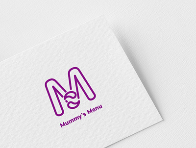 MUMMY'S MENU - LOGO graphic design illustrator logo logotype mummy pregnancy