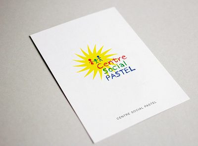 CENTRE SOCIAL PASTEL - LOGO family graphic design illustrator logo logotype social sun