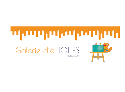 GALERIE D'É-TOILES - BANNER banner illustration illustrator painter