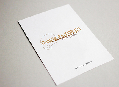 Galerie d'é-TOILES graphicdesign logotype painters