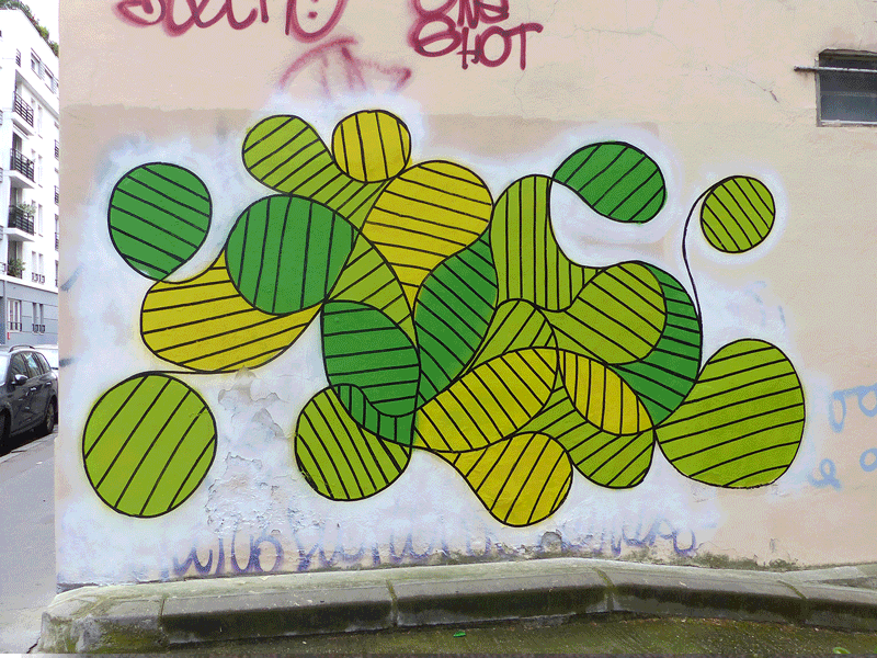 Urban Aesthetic Optimization abstract art graffiti painting spray street art wall