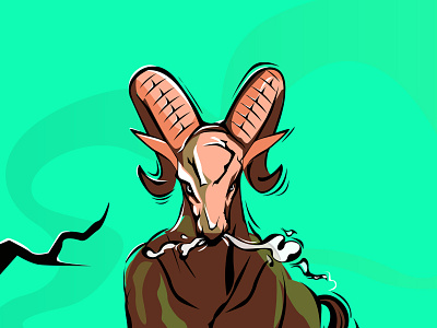 Deer  illustration - 100 post challenge - Post -21