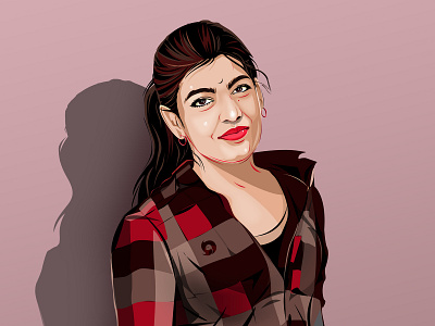 Girl Portrait Illustration - 100 post challenge - Post - 23