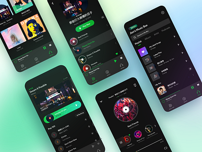 Music Player design ui